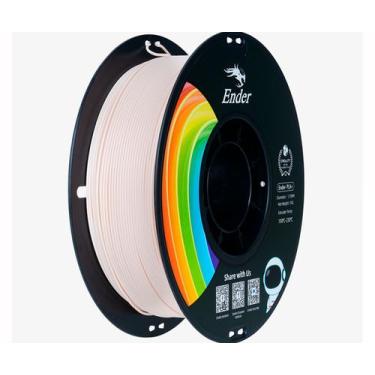 Imagem de Filamento para Impressora 3D Creality Ender PLA+ 1.75mm Bege 1 Kg