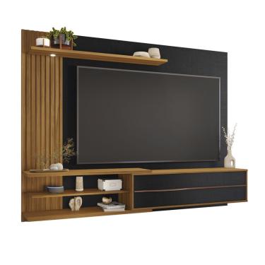 Imagem de Painel Para Tv Nt1355 - Preto / Freijó - Notável