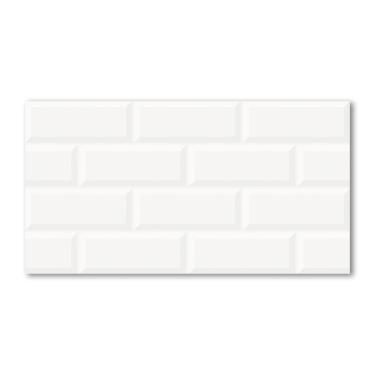 Imagem de Azulejo Piso Forte Decorare Bianco Retificado 31x59 A