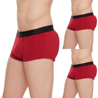 Imagem de Kit 3 Cuecas Levanta Bumbum Mini Boxer Traseiro John Skull