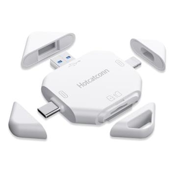 Imagem de Leitor de cartão SD Magnetie para iPhone, leitor de cartão de memória Plug and Play para iPhone/iPad/Android/Mac/computador/câmera, leitor de cartão de memória portátil, sem necessidade de aplicativo