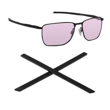 Imagem de Biyxpiv Kits de borracha de substituição para protetores de nariz para óculos Oakley Ejector OO4142, fácil instalação, Meias de orelha