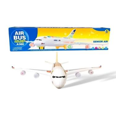 Imagem de Aviao Infantil Grande Com Design Realista - GBG STORE