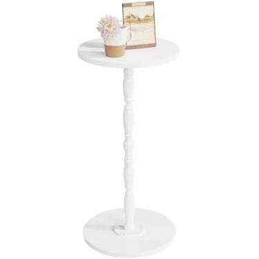 Imagem de Lifenite Mesa lateral redonda, C-LBZ151-Fu (branca)