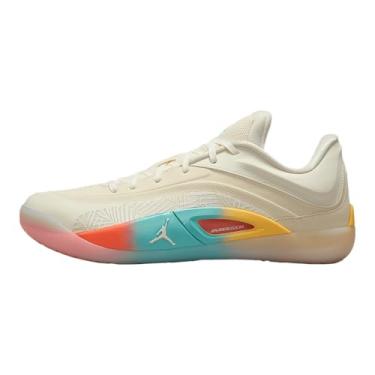 Imagem de Tênis de basquete Zion 10.2 cm Low Country (FB1802-102, leite de coco/vela/manga brilhante/verde aurora), Leite de coco/vela/manga brilhante/verde aurora, 42