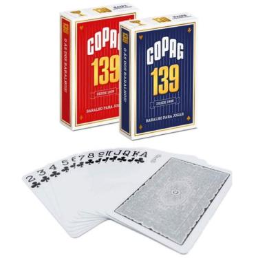Imagem de Kit com 2 Baralhos Profissional da Copag 139 com 55 Cartas