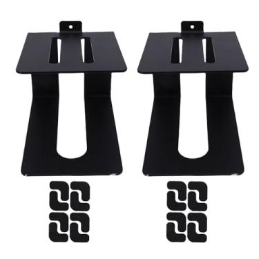 Imagem de SUNGOOYUE Suporte de Alto-falante, 1 par de Suportes de Alto-falante de Mesa Com Ajustável de Aço Com Almofadas de Absorção de Choque para Melhor Qualidade de Som e Experiência Auditiva