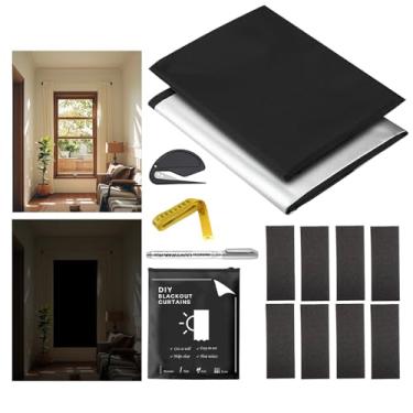 Imagem de Cortinas Blackout | Proteção UV Tecido Seguro Ajustável,Blackout Para Ambientes Internos - Proteção Para Sono de Bebês, Crianças e Família