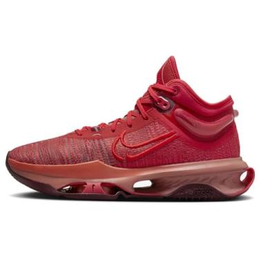 Imagem de Nike Tênis de basquete masculino G.T. Jump 2 (DJ9431-602, vermelho fusão claro/vermelho nobre/vermelho pista/carmesim brilhante), Vermelho fusão claro/vermelho nobre/vermelho pista/carmesim brilhante,