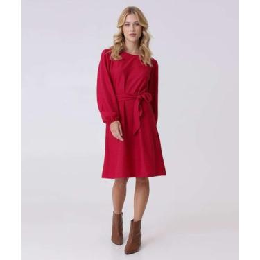 Imagem de Vestido Feminino Manga Longa Princesa Marisa-56009, Rosa, GG