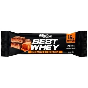 Imagem de Barra Proteína Best Whey Crocante de Caramelo Atlhetica 62g