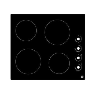 Imagem de Cooktop Cerâmica Life 4 Zonas 60cm Preto | Placa Vitrocerâmica com Painel Touch | Aquecimento Rápido para Culinária Moderna | Fácil Limpeza e Design Elegante para Sua Cozinha