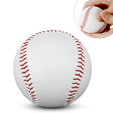 Imagem de Bolas de beisebol prática com amortecimento Reduced Impact para treinamento Exercício Tamanho padrão Costurado à mão High- Rubber Raised Seams Núcleo