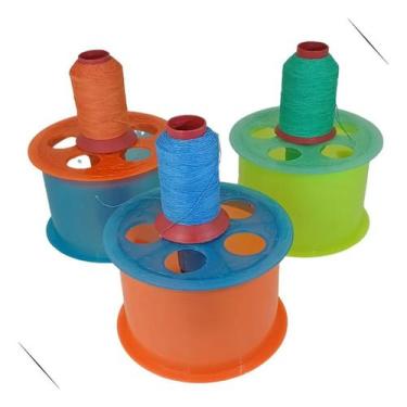 Imagem de Carretilha 15 Cm Plastico Pipa Com Linha Colorida - ARV