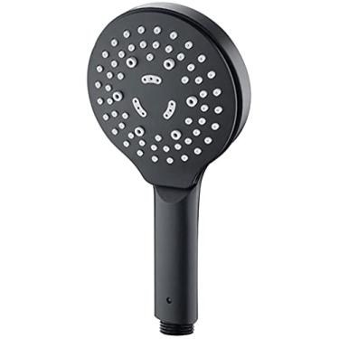 Imagem de YYBOES Chuveiro cabeça de chuveiro filtro de chuveiro elétrico cabeça de chuveiro de alta pressão três tipos de funções de economia de água, galvanoplastia multicamadas prata preto forte boo