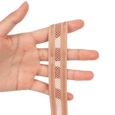 Imagem de RPSSIGN Faixas elásticas para peruca com rede, faixa de cabelo de silicone antiderrapante de 2,5 cm para bordas de perucas, 5 jardas e 10 jardas de malha elástica bidirecional para fazer e prender