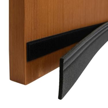 Imagem de Veda Porta Rodinho Adesivo 80cm com Bloqueio de Insetos Poeira Água e Ruído