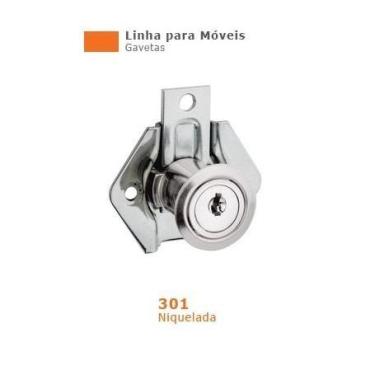 Imagem de Fechadura Stam de Gaveta Curto 301 C/ 2 Chaves