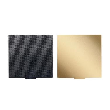 Imagem de Placa de construção PET Carbon PEI - Folha magnética compatível com Ender 5, compatível com Bambu Lab, compatível com tamanhos de impressoras 3D Voron MK3S(257x257mm)
