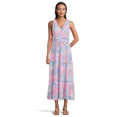 Imagem de Lilly Pulitzer Vestido midi Skylar feminino, Multi Roar of the Seas, GG