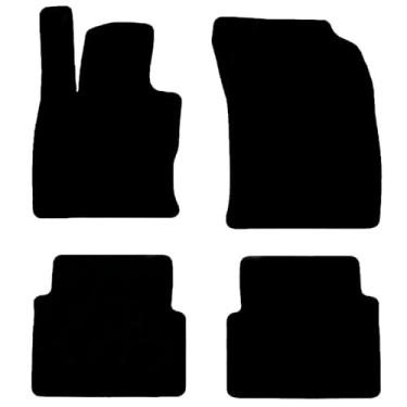 Imagem de Tapetes de carro para Ford Escape 2020-2024, tapete preto de nylon para todos os climas à prova d'água conjunto de almofadas para pés