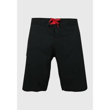 Imagem de Bermuda Água Alkary Preta e Vermelha-Masculino