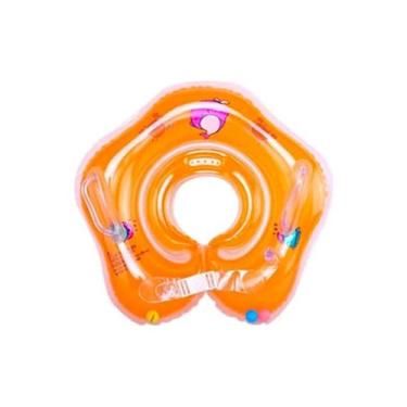 Imagem de Boia De Pescoço Para Bebê Inflável Piscina Com Alça Nadar Resistente C