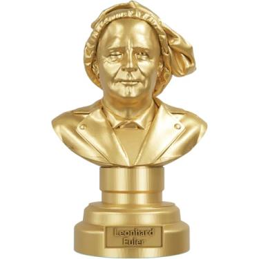 Imagem de Estátua Busto Leonhard Euler (Cor Ouro)