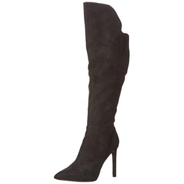 Imagem de NINE WEST Botas de Joelho Femininas, Preto, 8.5