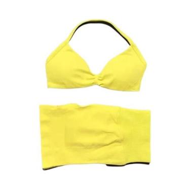 Imagem de Conjunto De Yoga Impacto Feminino De 2 Peças Com Top De Alças E Shorts