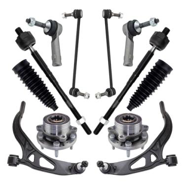 Imagem de TRQ Kit de transmissão de suspensão de direção dianteira compatível com utilitário interceptor policial Ford Explorer 2017