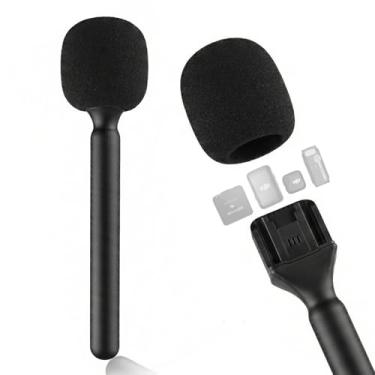 Imagem de Suporte para DJI Mic 1/2/3 Mic Mini/Rode Wireless GO II Handle Rig Wireless Interview Lavalier Microfone Adaptador de Mão para Osmo Pocket 3 Mic2 Transmissor/Hollyland Lark M1/C1