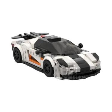 Imagem de Conjunto De Blocos De Montar De Corrida MOC Speed City Champion Racer 