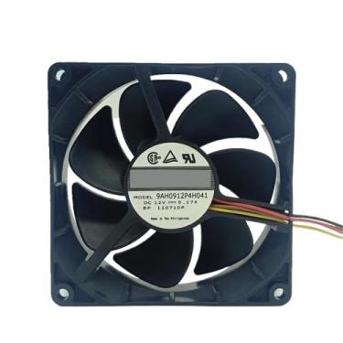 Imagem de 1 peça de rolamento de esferas duplo 9025 9 cm 90 mm ventoinha de refrigeração 12V 0,17A 9AH0912P4H041 4PIN PWM