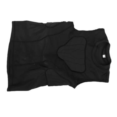 Imagem de Jiawu Colete Acolchoado de Futebol Juvenil para Meninos Meninas Camisa Protetora Acolchoada Espessada para Futebol Basquete Ciclismo, Protetor de Peito Infantil Respirável (YXL)