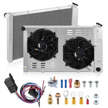 Imagem de BDFHYK Radiador de alumínio CU162 3ROW-52MM compatível com Buick Apollo Century Electra, Cadillac Seville, Chevrolet/C10, GMC C15, Oldsmobile/Cutlass Calais/Salon/Supreme, Pontiac Bonneville Catalina