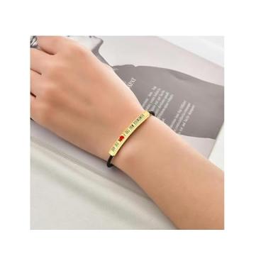 Imagem de Pulseira Remember Who You Are para mulheres, pulseira de incentivo inspiradora, joia motivacional edificante para mulheres, presentes de amizade para mulheres, presentes de Natal, Dia dos Namorados