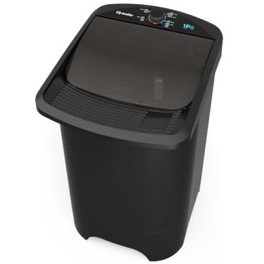 Imagem de Mueller Máquina de Lavar Roupa Semiautomática Tanquinho 10 kg com Superesfregador Preto 220V MLT10C