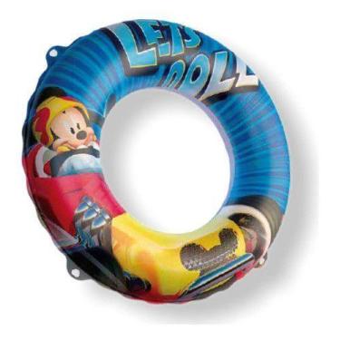 Imagem de Boia Infantil Circular Mickey Disney Praia Piscina Rio 72cm