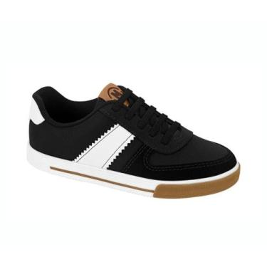 Imagem de Tenis Infantil Casual Meninos Sapatenis Molekinho 2842219, Preto, 31