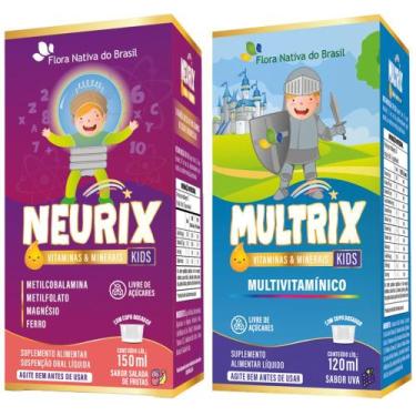 Imagem de KIT NEURIX + MULTRIX - Flora Nativa, Salada de Frutas + Uva