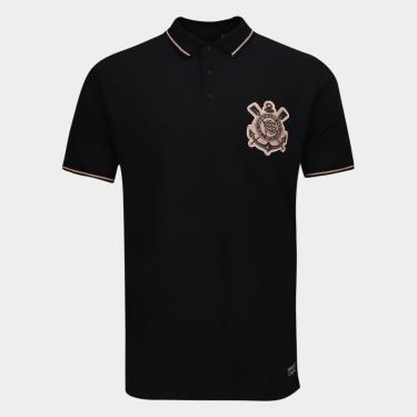 Imagem de Camisa Polo Corinthians Com Punho Masculina-Masculino