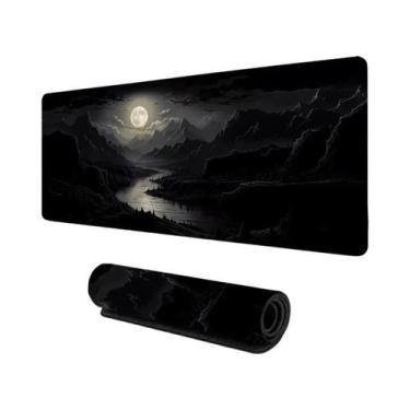 Imagem de Grande Mouse Pad De Silicone Antiderrapante Para Jogos, Vista De Monta