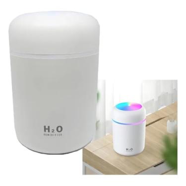 Imagem de Umidificador de Ar e Difusor H2O Lumen | Purificador com LED Colorido e USB | Mini Umidificador Portátil 200ml | Aromaterapia e Cromoterapia para Carro e Escritório