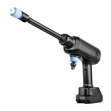 Imagem de Lavadora de carros, lavadora elétrica sem fio, artefato de limpeza de pistola de água de alta pressão recarregável portátil, com bateria de lítio e garrafa de sabão