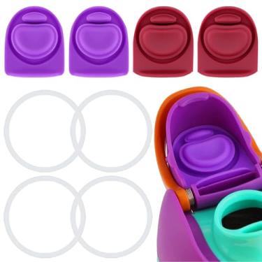 Imagem de ZONBBEE Rolha de substituição e anel de vedação O de silicone compatível com Owala FreeSip 680 g, tampa de vedação superior de garrafa para Owala 16/19/24/32/1,134 g, acessórios de peças de inserção