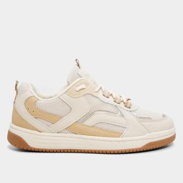 Imagem de Tênis Ramarim Casual Feminino, Off white, Bege, 38