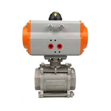 Imagem de Válvula de esfera DN80 com cilindro de ação dupla/única de 7,6 cm (ação única)