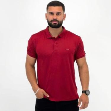Imagem de Camisa Polo Gangster Manga Curta com Botão Masculina-Masculino