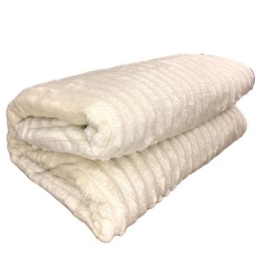 Imagem de Cobertor Manta Casal Corttex Luster Microfibra Design Canelado Toque M
